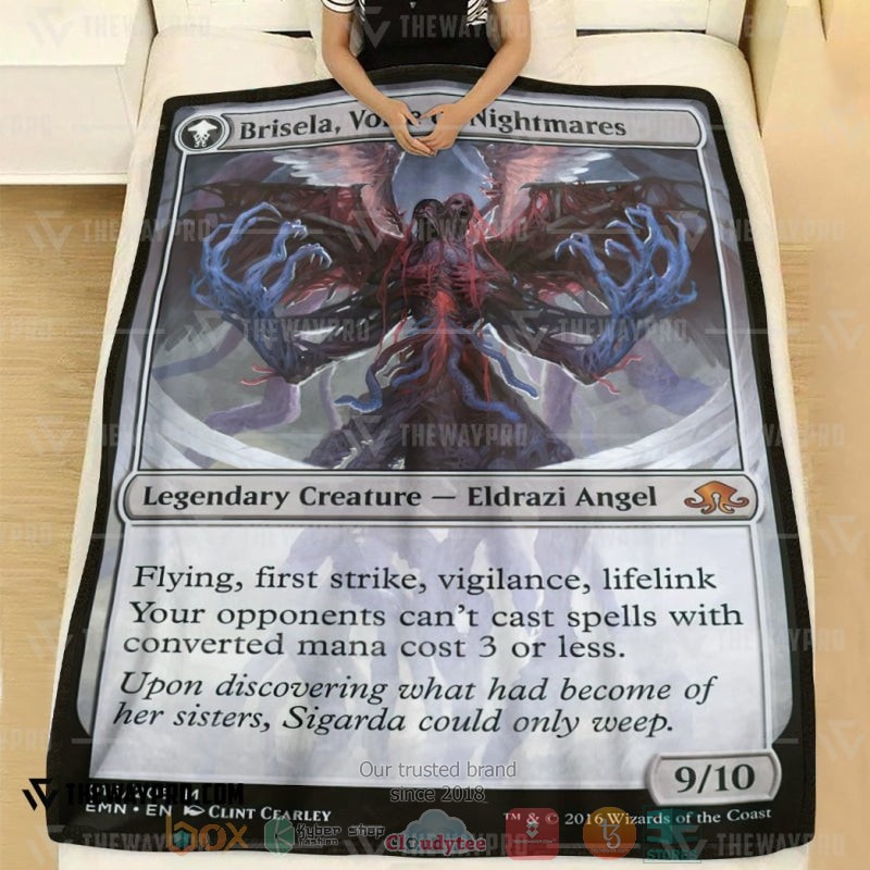 Game_Magic_The_Gathering_Brisela_Voice_of_Nightmares_Soft_Blanket_1