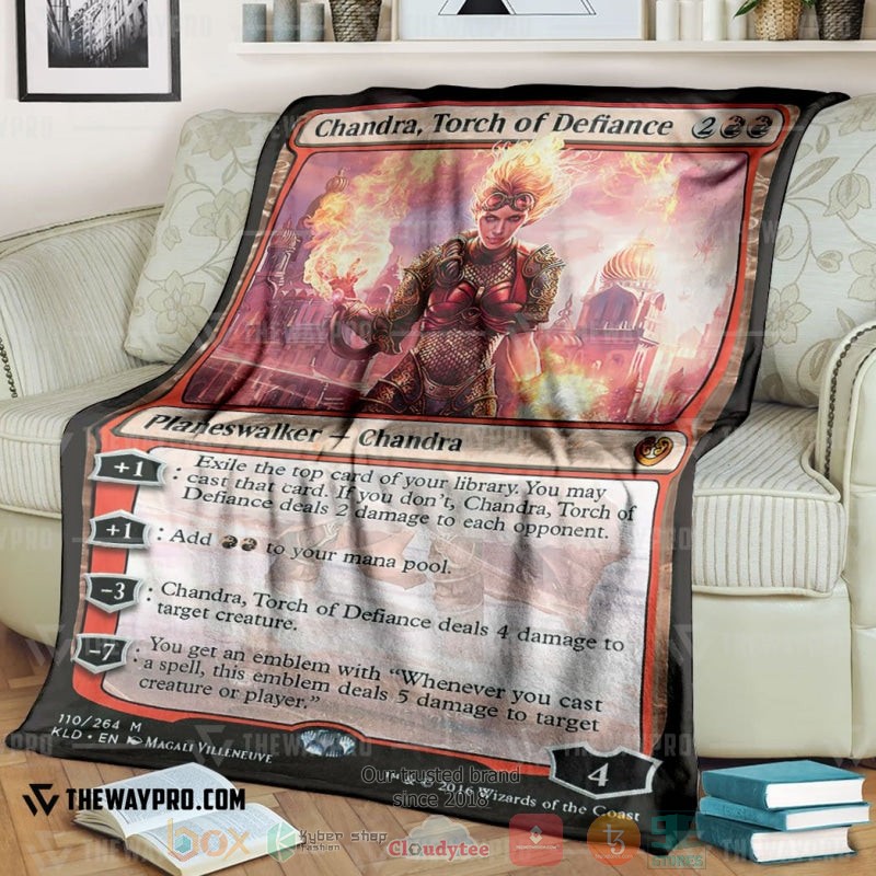 Game_Magic_The_Gathering_Chandra_Torch_of_Defiance_Soft_Blanket