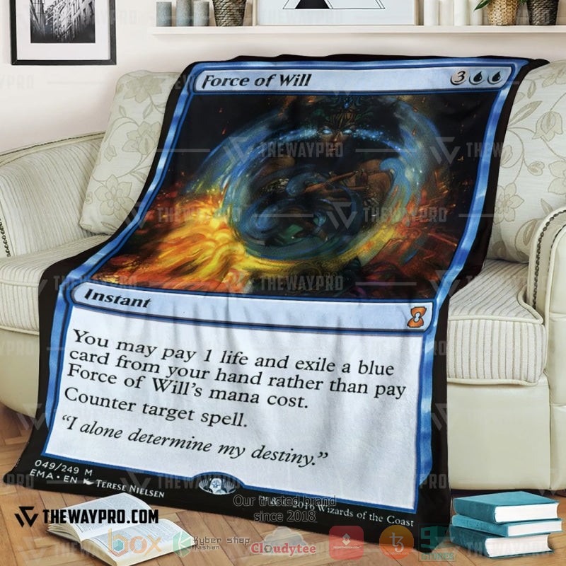 Game_Magic_The_Gathering_Force_Of_Will_Soft_Blanket