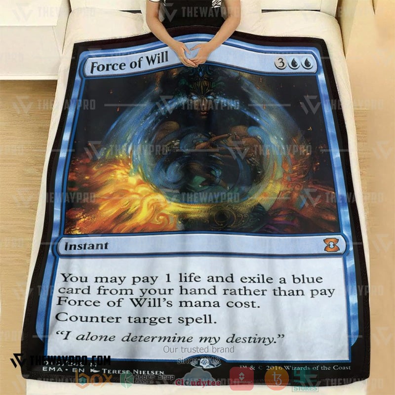 Game_Magic_The_Gathering_Force_Of_Will_Soft_Blanket_1