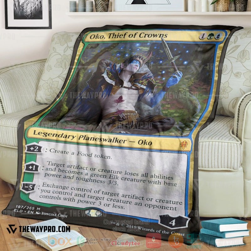 Game_Magic_The_Gathering_Oko_Thief_Of_Crowns_Soft_Blanket