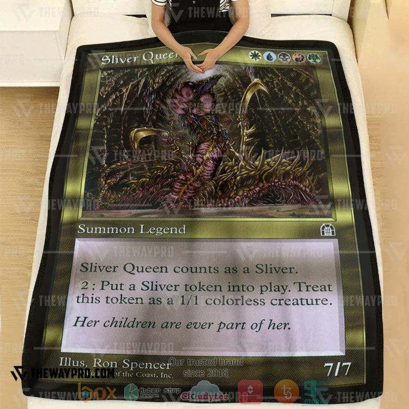 Game_Magic_The_Gathering_Silver_Queen_Soft_Blanket_1