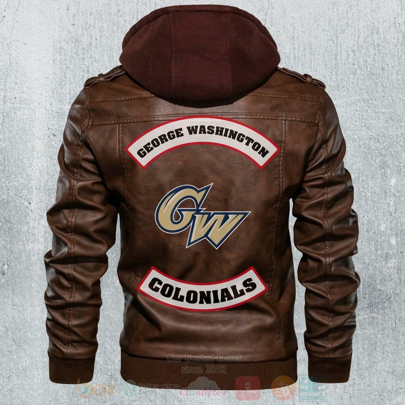 George_Washington_Colonials_NCAA_Football_Motorcycle_Leather_Jacket