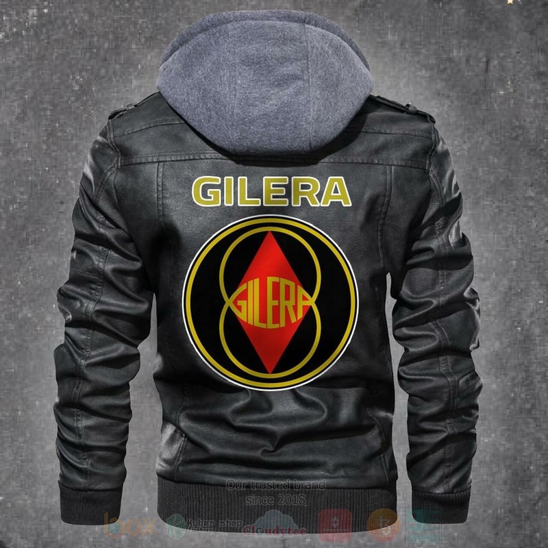 Gilera_Black_Motorcycle_Leather_Jacket