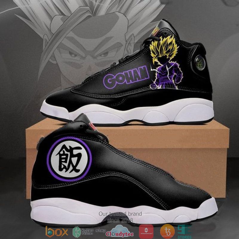 Gohan_Dragon_Ball_Air_Jordan_13_Sneaker_Shoes