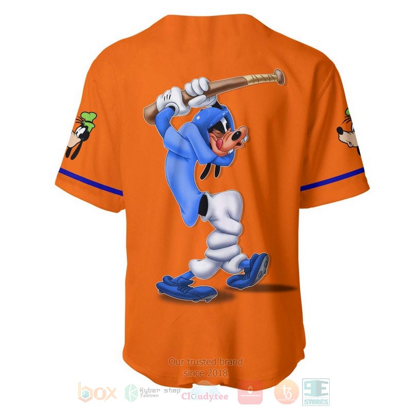Goofy_Dog_Disney_All_Over_Print_Orange_Baseball_Jersey_1