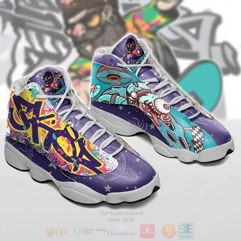 Graffiti_Theme_Air_Jordan_13_Shoes