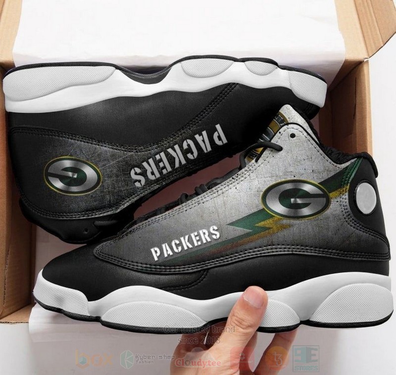 Green_Bay_Packer_NFL_Big_Logo_Football_Team_Air_Jordan_13_Shoes