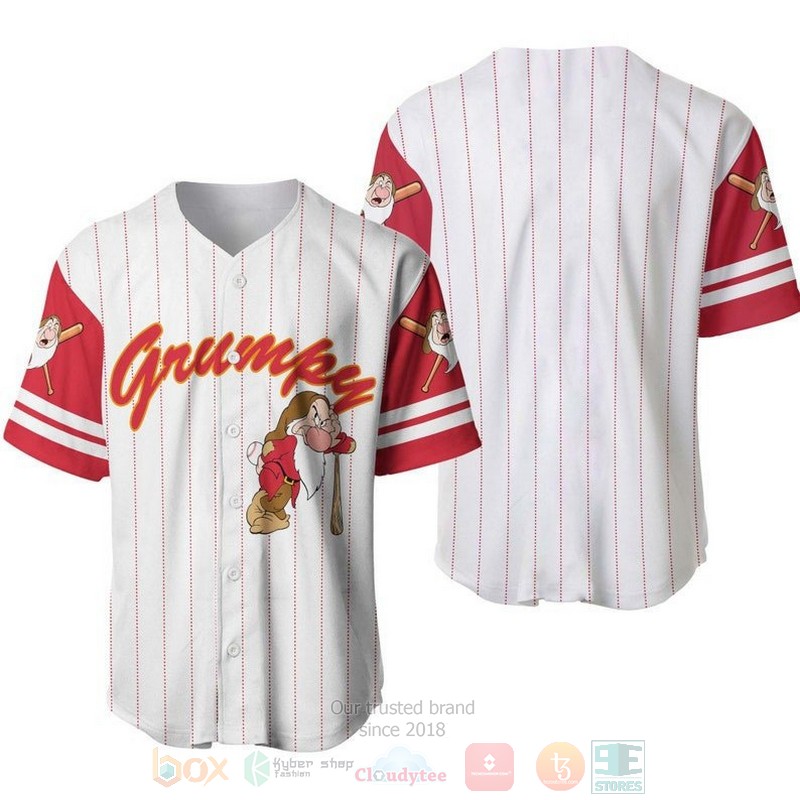 Grumpy_Dwarf_Snow_White_All_Over_Print_Pinstripe_White_Baseball_Jersey