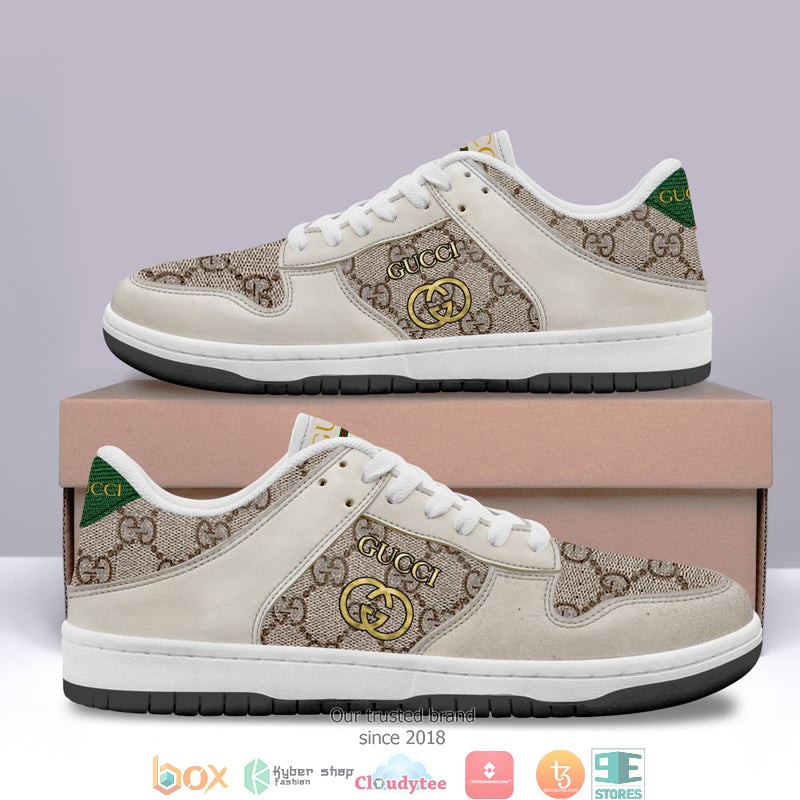 Gucci_Gold_logo_Silver_Low_top_Air_Jordan_Sneaker_Shoes