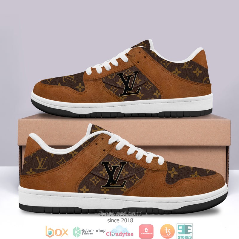 Gucci_LV_brown_Low_top_Air_Jordan_Sneaker_Shoes