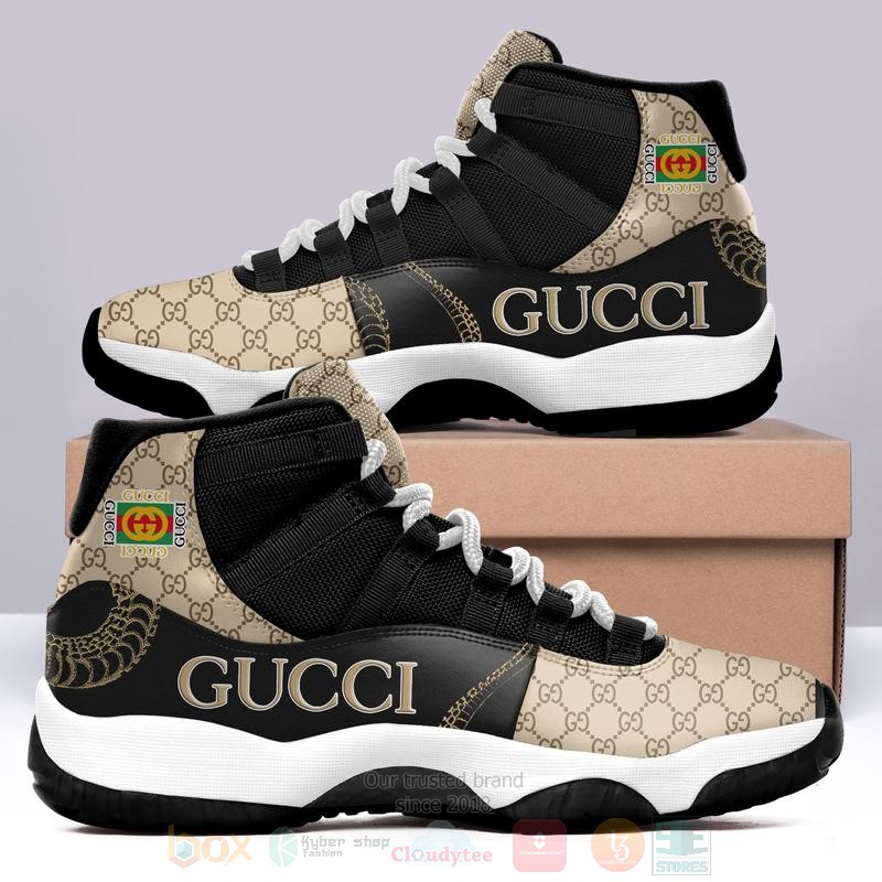 Gucci_Pattern_Logos_Air_Jordan_11_Shoes