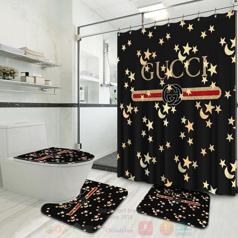 Gucci_Star_Sky_Inspired_Luxury_Shower_Curtain_Set