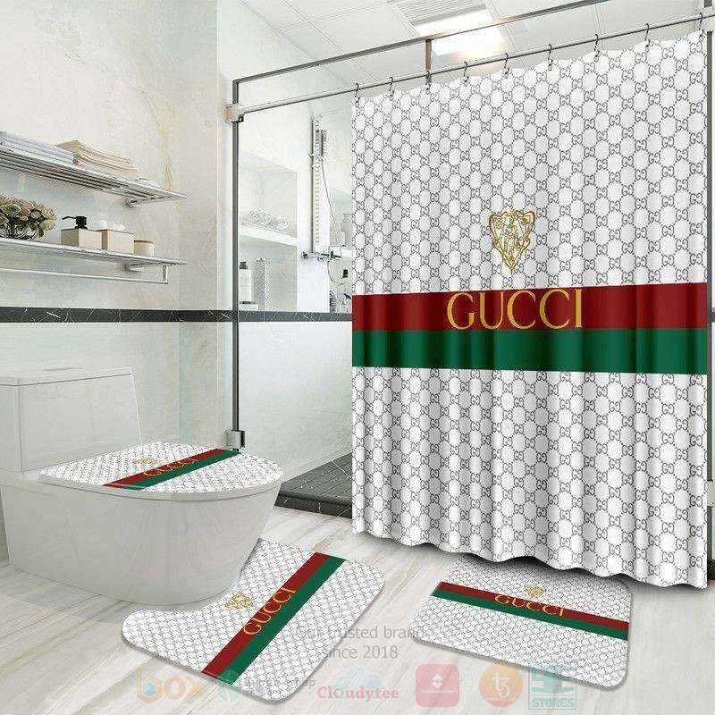 Gucci_Tiger_Pattern_Full_White_Inspired_Luxury_Shower_Curtain_Set