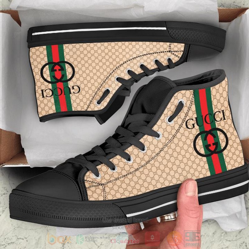 Gucci_brand_khaki_pattern_canvas_high_top_shoes