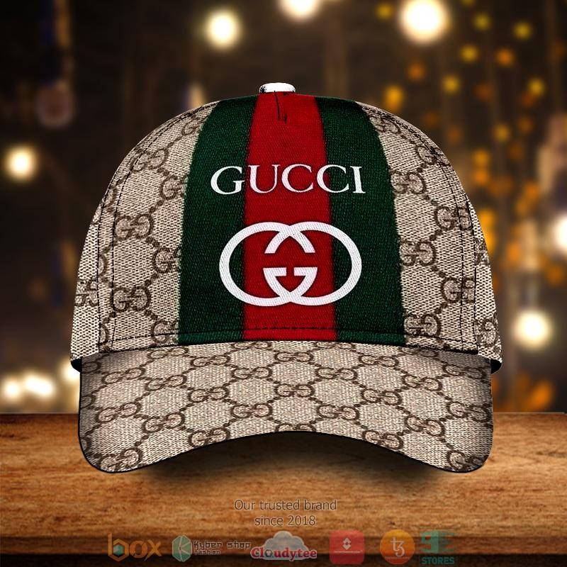 Gucci_brand_khaki_pattern_cap