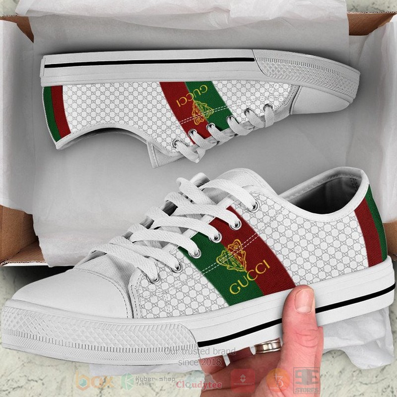 Gucci_brand_white_pattern_canvas_low_top_shoes