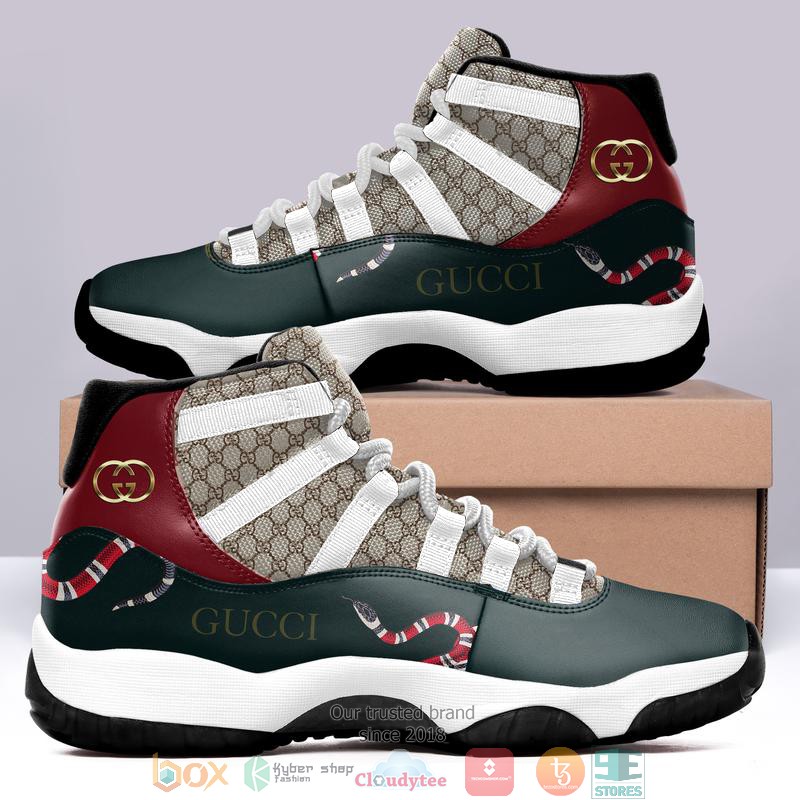 Gucci_snake_red_green_Air_Jordan_11_Sneaker_Shoes