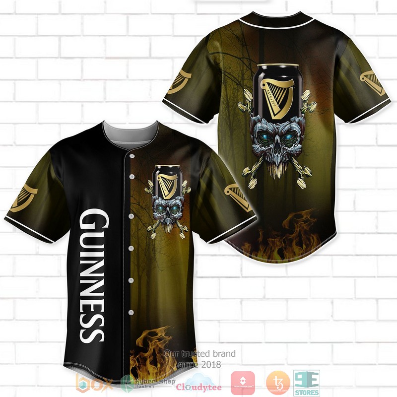 Guinness_Beer_Flame_Skull_Baseball_Jersey