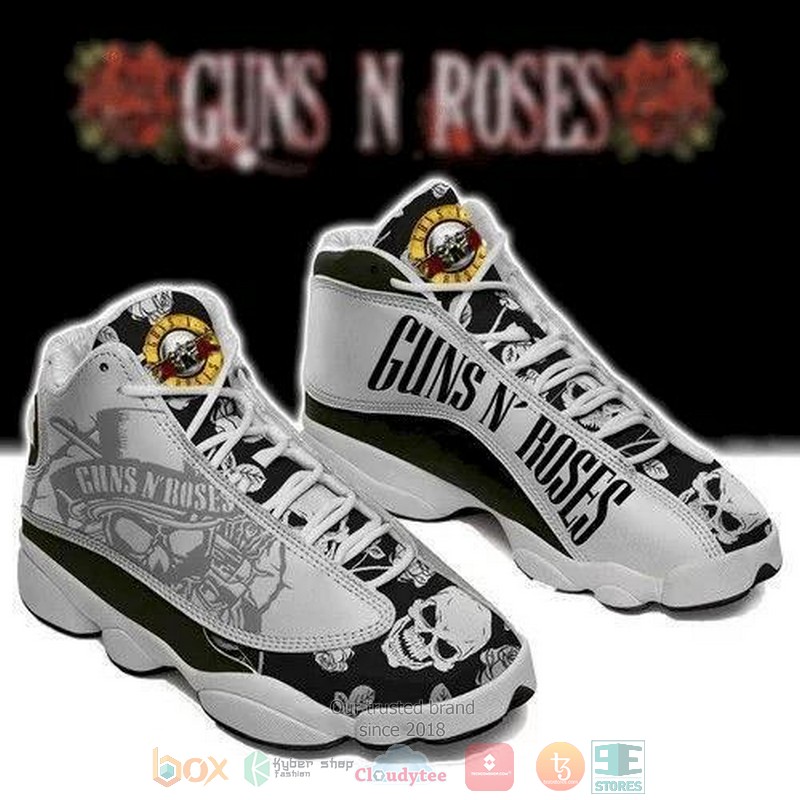 Guns_N_Roses_Rock_Band_Custom_Tennis_Air_Jordan_13_shoes