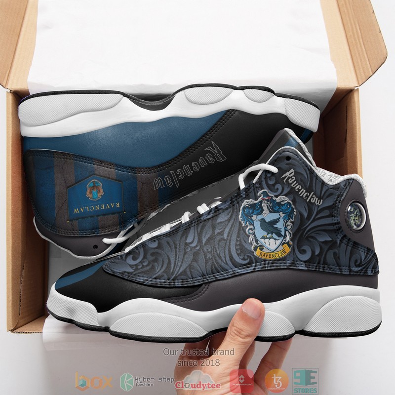 Harry_Potter_Ravenclaw_Blue_Air_Jordan_13_Sneaker_Shoes