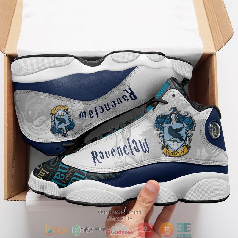 Harry_Potter_Ravenclaw_Blue_grey_Air_Jordan_13_Sneaker_Shoes