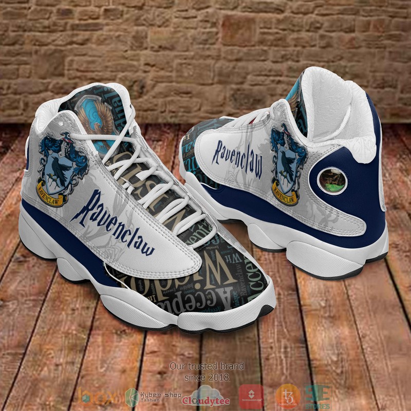 Harry_Potter_Ravenclaw_Blue_grey_Air_Jordan_13_Sneaker_Shoes_1