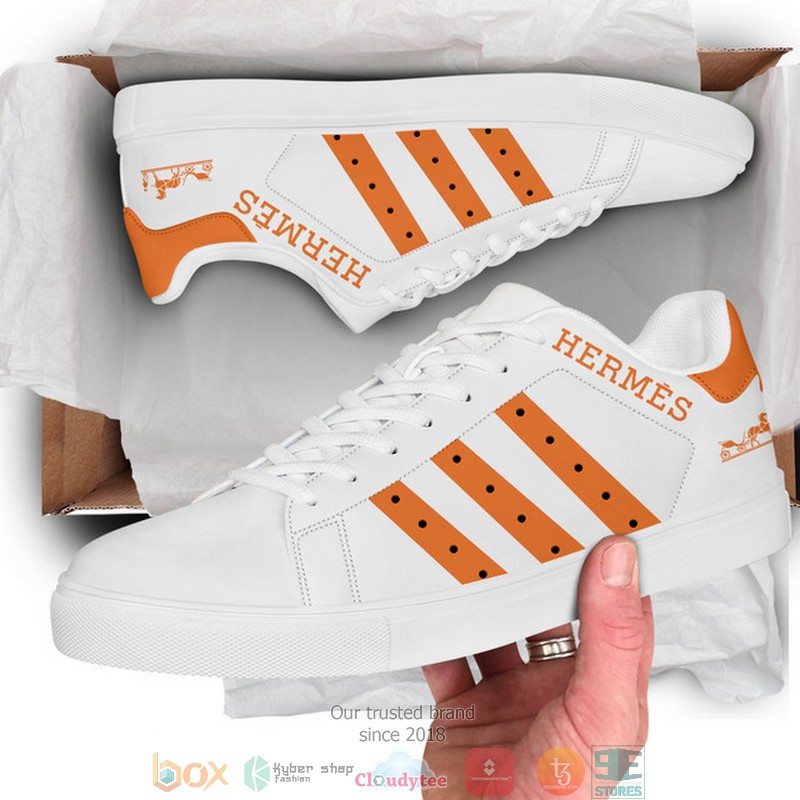 Hermes_white_Stan_Smith_Shoes_1