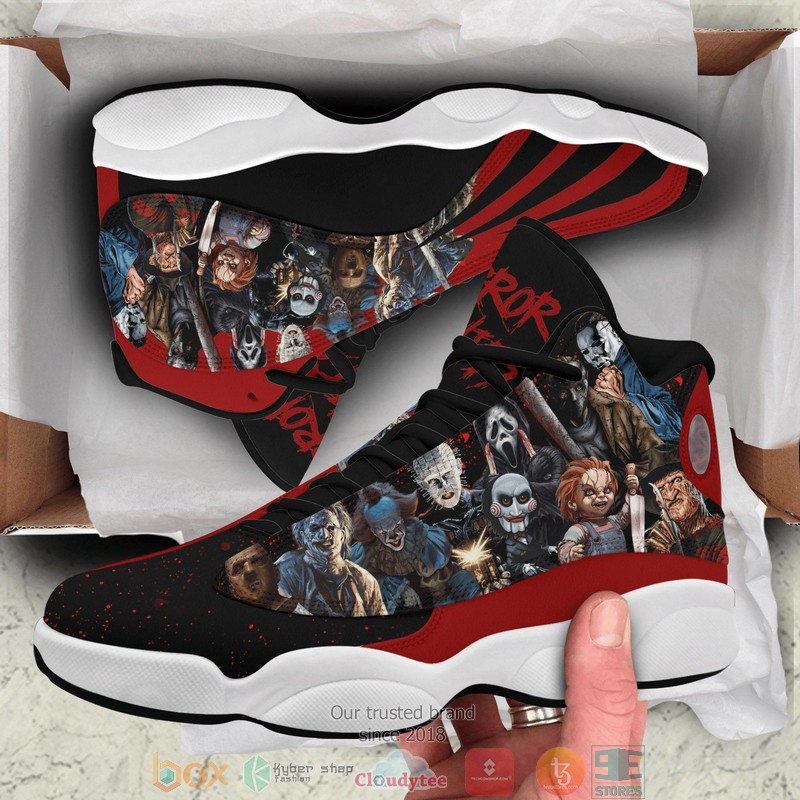 Horror_Black_Movies_All_Stars_Air_Jordan_13_Sneaker_Shoes