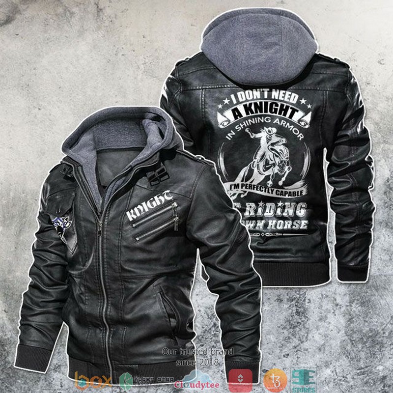 I_Dont_Need_A_Knight_In_A_Shining_Armor_Cowboy_Motorcycle_Rider_Leather_Jacket