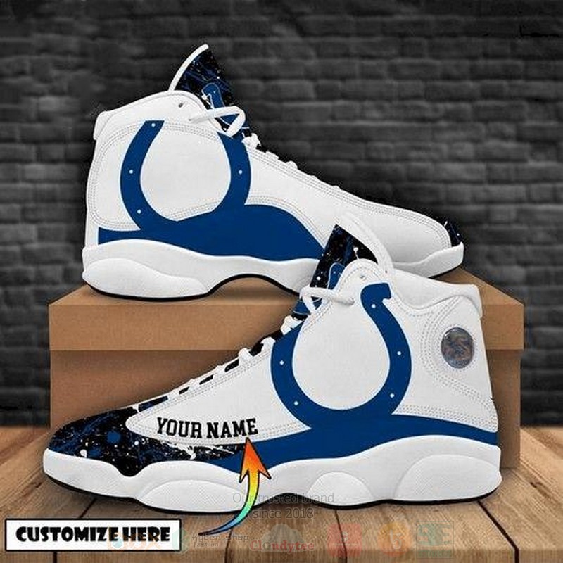 Indianapolis_Colts_Football_Team_NFL_Custom_Name_Air_Jordan_13_Shoes