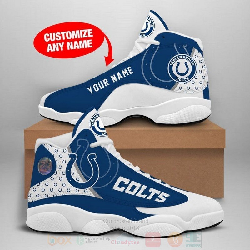 Indianapolis_Colts_NFL_Custom_Name_Air_Jordan_13_Shoes
