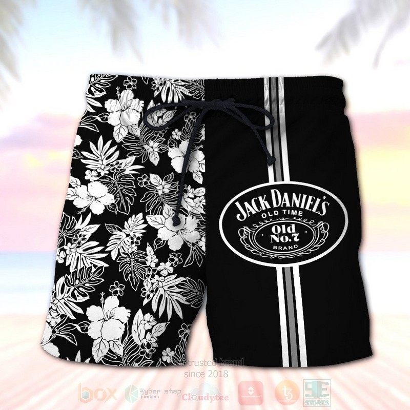 Jack_Daniels_Flower_Hawaiian_Short