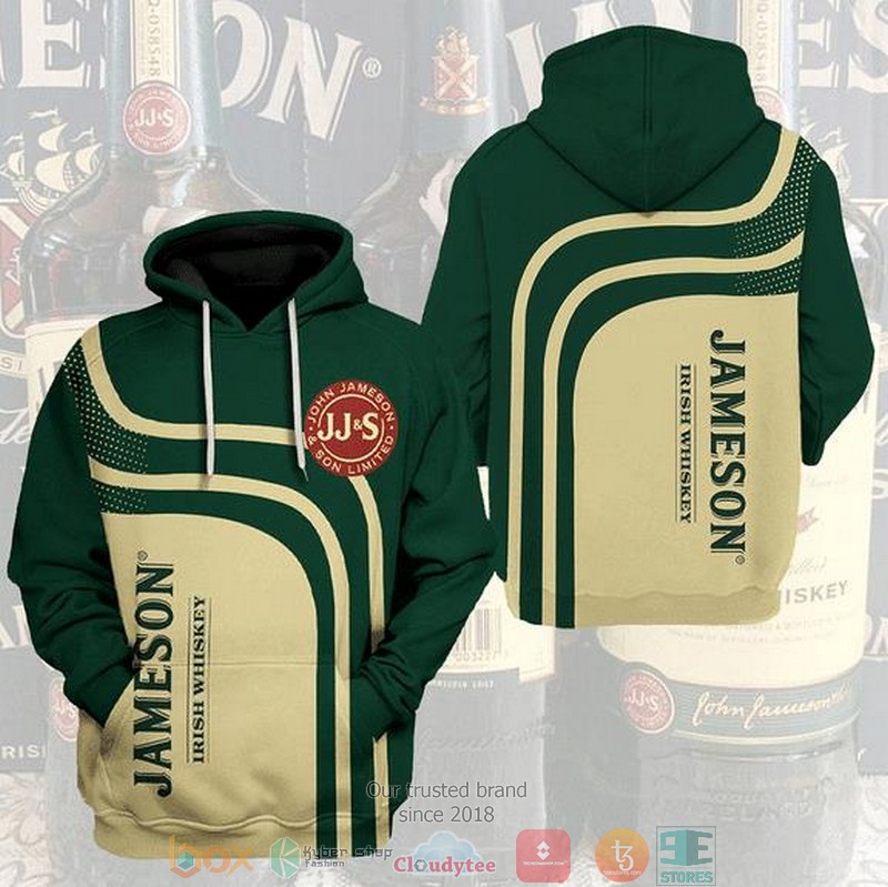 Jameson_Irish_Whiskey_green_khaki_3D_Shirt_Hoodie