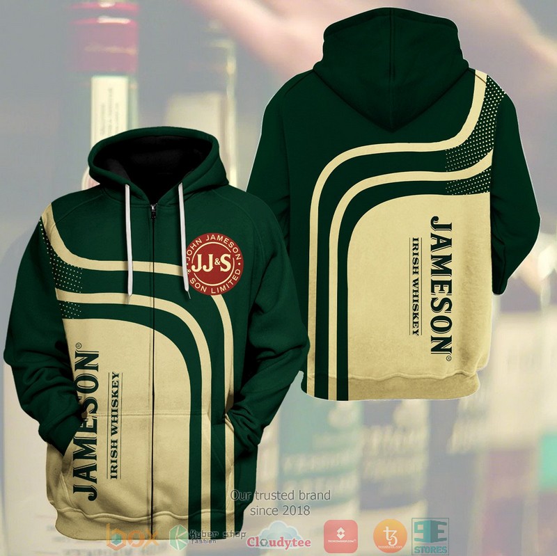 Jameson_Irish_Whiskey_green_khaki_3D_Shirt_Hoodie_1