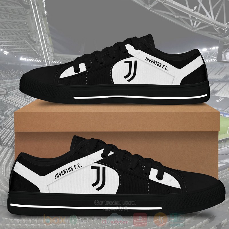 Juventus_F.C._Black_White_Low_Top_Canvas_Shoes