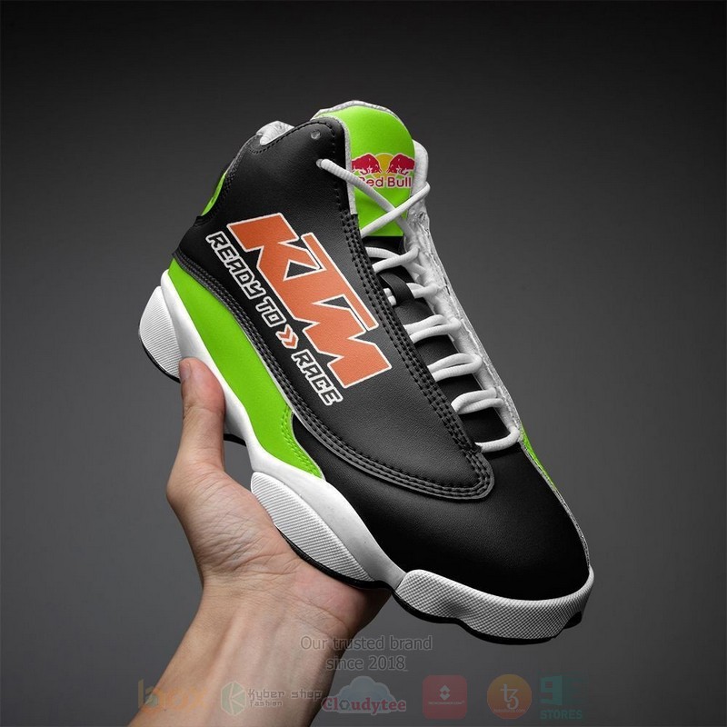 KTM_Ready_To_Race_Green_Air_Jordan_13_Shoes