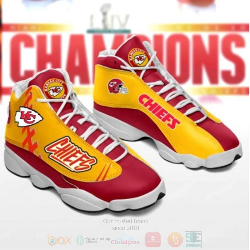 Kansas_City_Chiefs_Football_NFL_Air_Jordan_13_Shoes