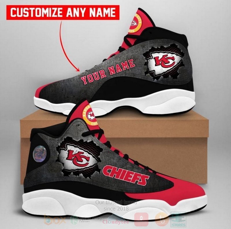 Kansas_City_Chiefs_NFL_Big_Logo_Football_Team_Custom_Name_Air_Jordan_13_Shoes