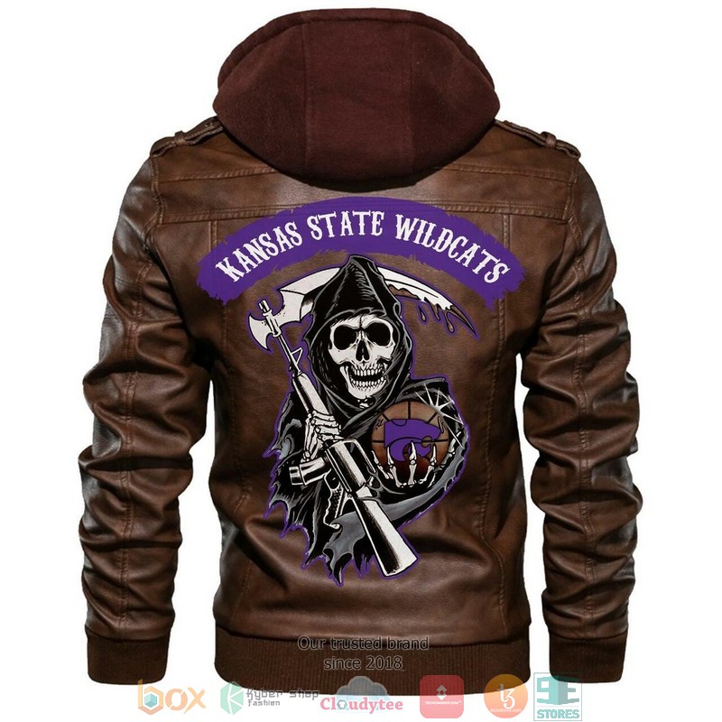 Kansas_State_Wildcats_NCAA_Basketball_Brown_Motorcycle_Men_Art_Leather_Jacket
