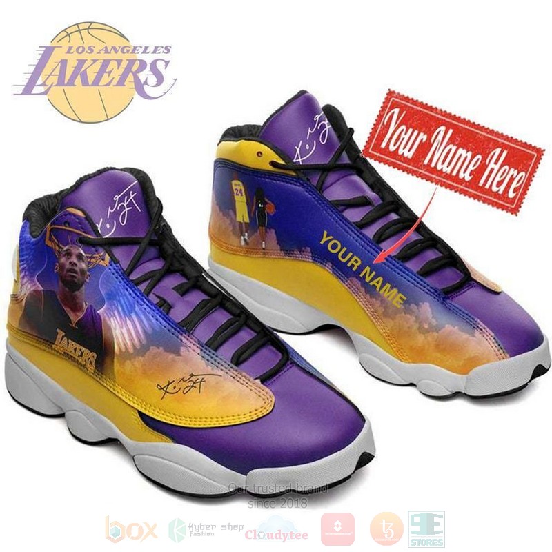 Kobe_Bryant_Los_Angeles_Lakers_NBA_Custom_Name_Air_Jordan_13_Shoes