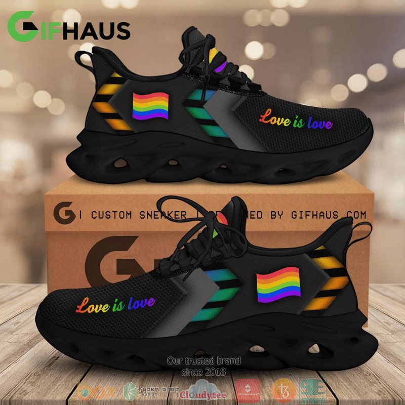 LGBT_Love_is_love_Clunky_Max_Soul_Shoes