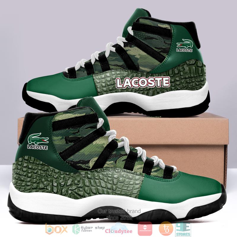 Lacoste_Camo_green_Air_Jordan_11_Sneaker_Shoes