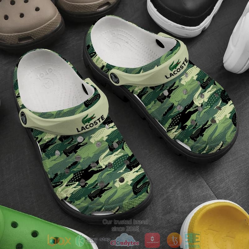 Lacoste_green_black_Crocband_Clog_Shoes