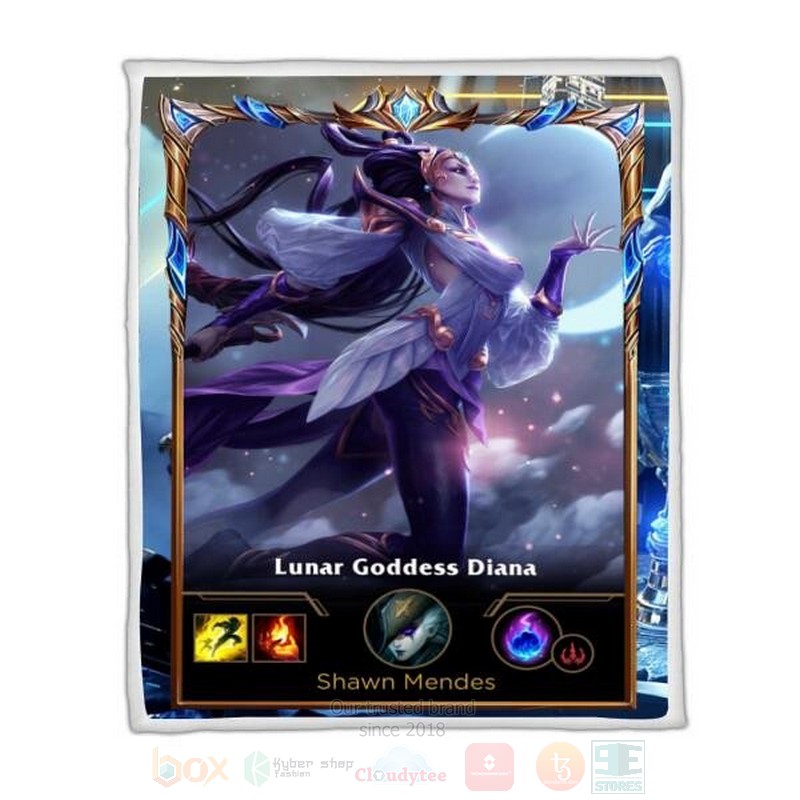 League_of_Legends_Diana_Custom_Name_Sherpa_Blanket