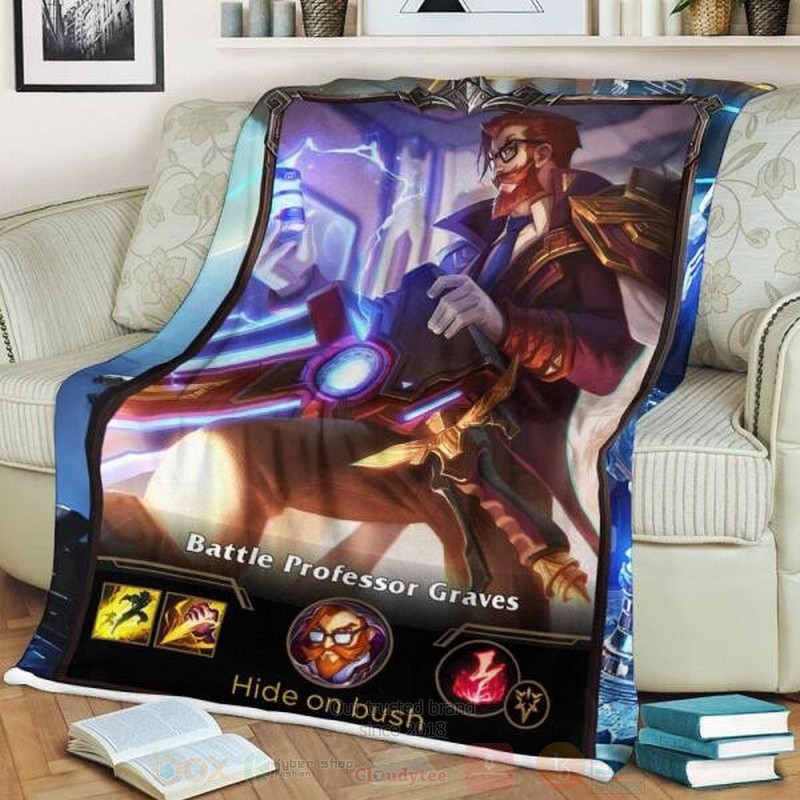 League_of_Legends_Graves_Custom_Name_Sherpa_Blanket_1