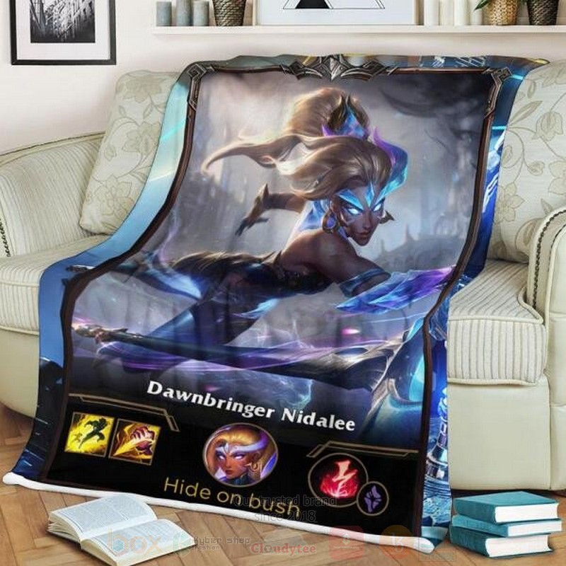 League_of_Legends_Nidalee_Custom_Name_Sherpa_Blanket_1