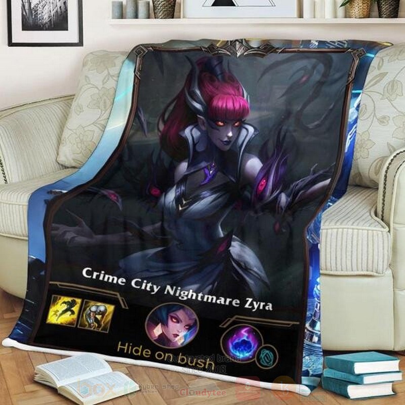 League_of_Legends_Zyra_Custom_Name_Sherpa_Blanket_1