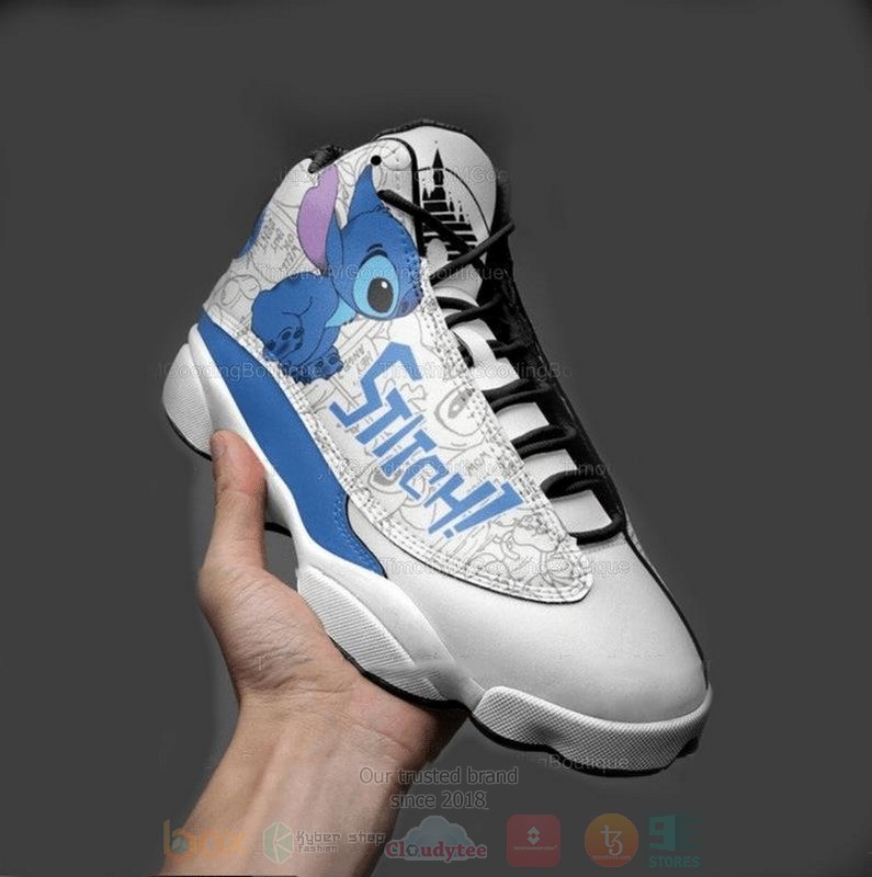 HOT Lilo And Stitch Disney Stitch Air Jordan 13 Sneakers - Boxbox ...