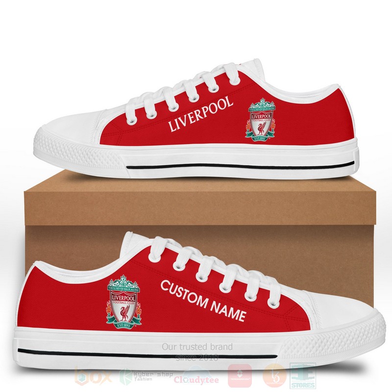 Liverpool_Custom_Name_Low_Top_Canvas_Shoes